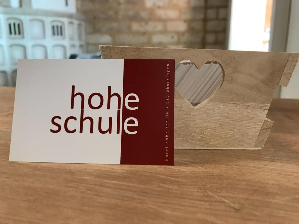 Hotel Hohe Schule Bad Ueberkingen Экстерьер фото